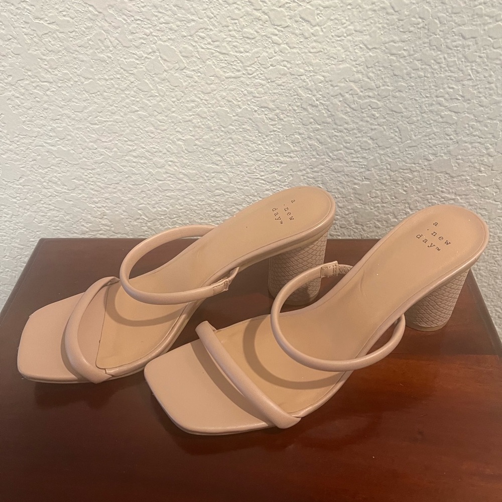 Target brand nude sandals size 8.5